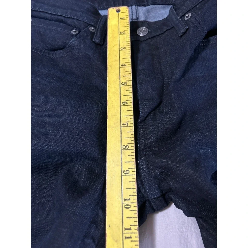 Levis 511 Commuter Slim Fit Jeans Midnight Blue Mens Reflective Selvage 32x30 - Picture 7 of 9